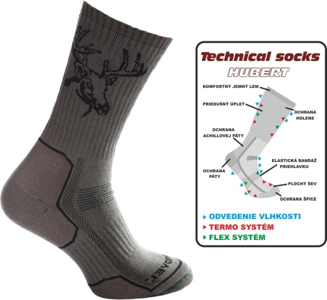 Ponožky polovnícke Hubert