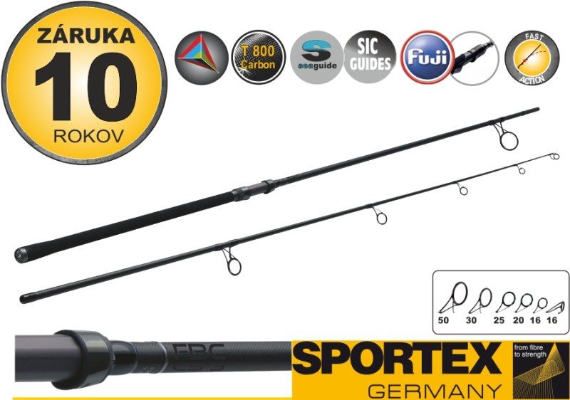 Kaprárske prúty SPORTEX FBC CS-3 Carp - 2diel