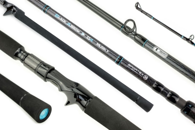 Prívlačové prúty Black Arrow G4 Musky 2-diel