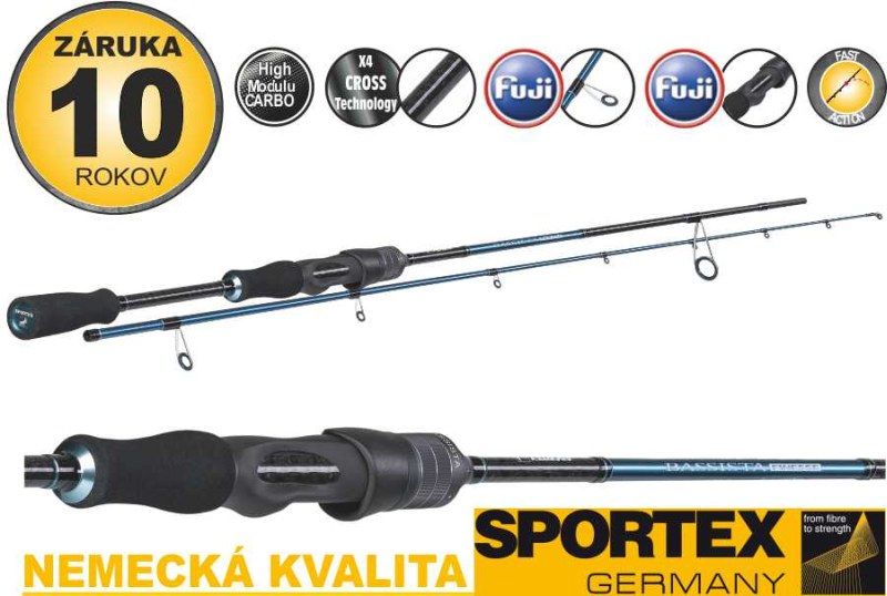 Prívlačový prút SPORTEX Bassista Finesse Ultra Light
