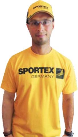 Tričko s krátkym rukávom Sportex T-Shirt - žlté