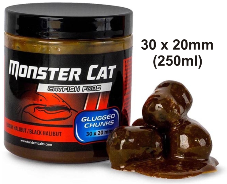 Monster Cat Glugged pelety na sumce, 30 x 20mm, 250ml