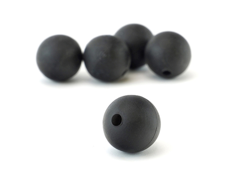 Monster Cat stoper - Shock Bead, 12mm, f. čierna, 5ks