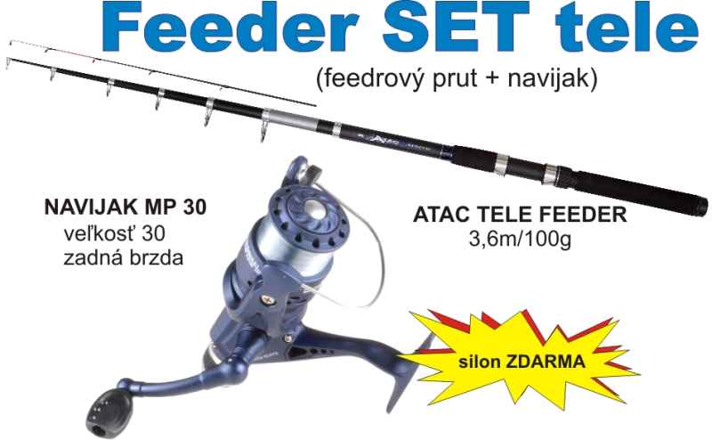 Method Feeder set - rybársky prút s navijakom