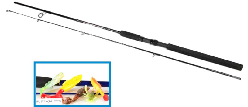 Prívlačový SET prút 210cm + 5ks nástrah Relax