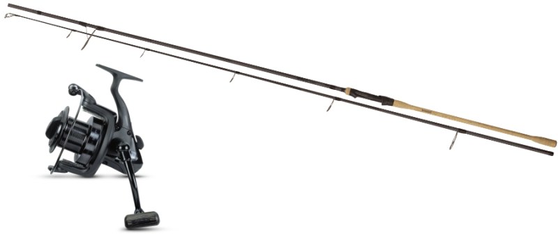 Kaprársky SET prút Radical 3,9m + Big Pit navijak 14000