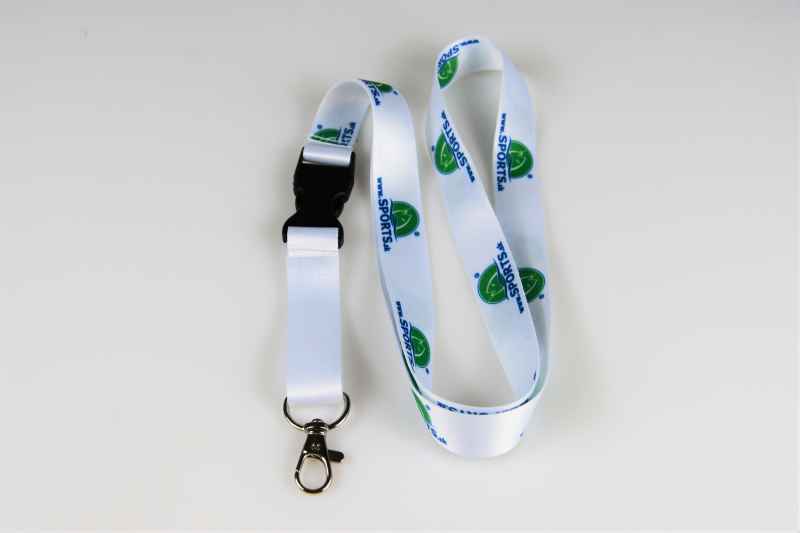 Rybárska textilná šnúrka na krk s karabínkou