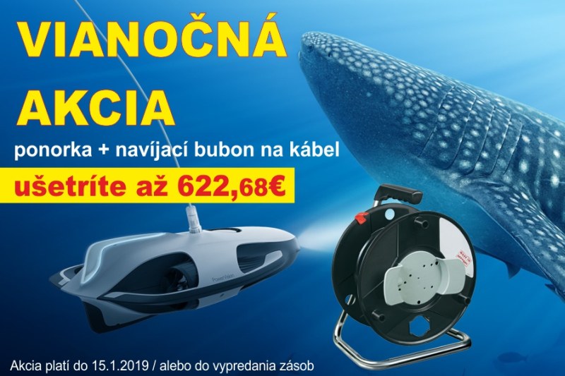 AKCIA ponorka Power Ray + navíjací bubon
