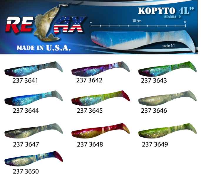 RELAX KOPYTO 4L STANDARD - Gumová nástraha 10cm