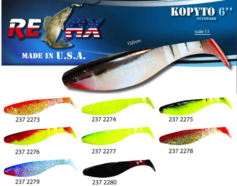 RELAX KOPYTO 6 STANDARD - Gumová nástraha 15cm