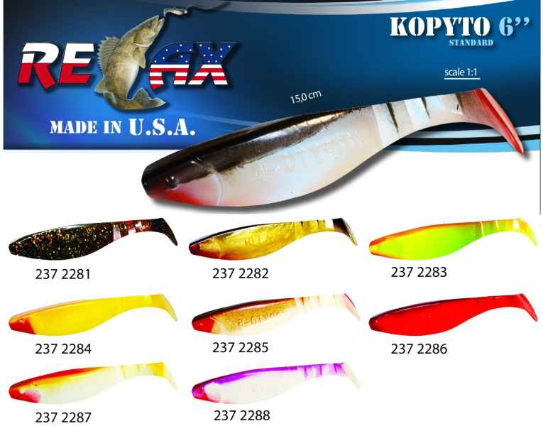 RELAX KOPYTO 6 STANDARD - Gumová nástraha 15cm