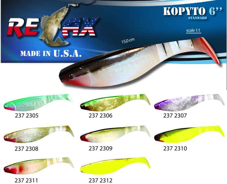 RELAX KOPYTO 6 STANDARD - Gumová nástraha 15cm