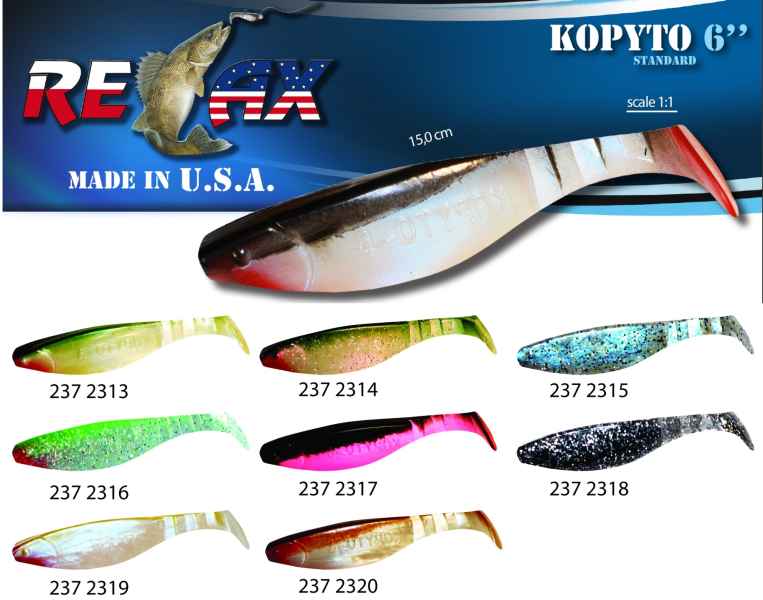 RELAX KOPYTO 6 STANDARD - Gumová nástraha 15cm