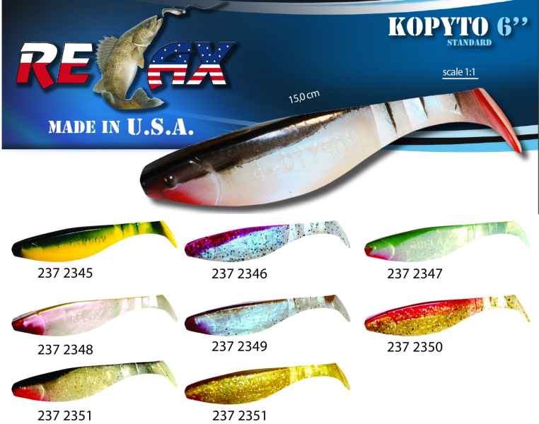 RELAX KOPYTO 6 STANDARD - Gumová nástraha 15cm