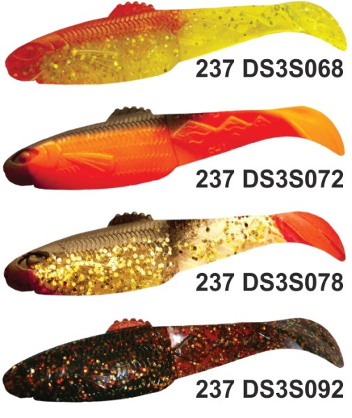 RELAX DIAMONDSHAD 3 STANDARD - Gumová nástraha 7,5cm