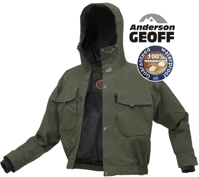 Rybárska bunda RAPTOR 5 - Zelená