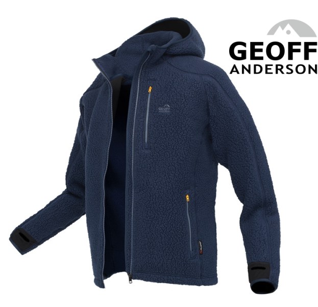 Mikina s kapucňou Geoff Anderson Teddy - modrá