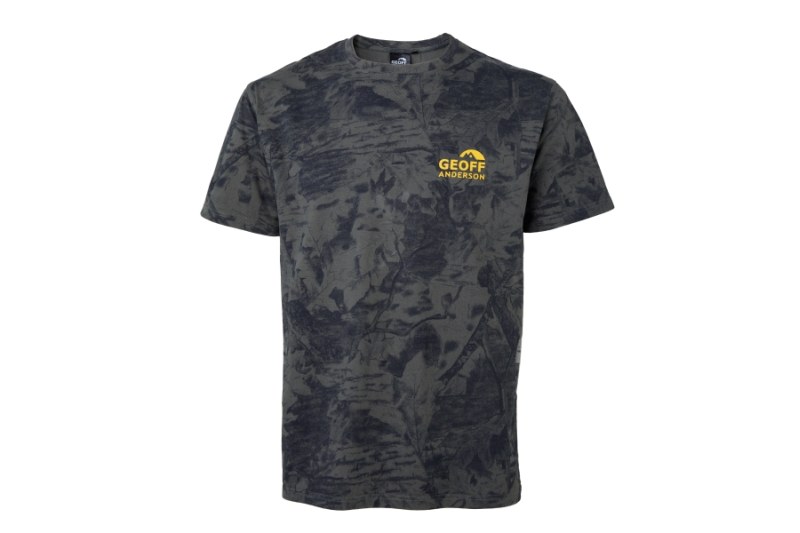 Geoff Anderson tričko Organic Tee black leaf