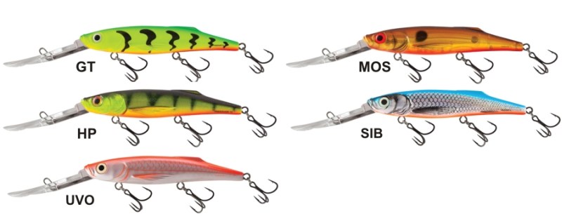 Salmo rybárske voblery Freediver FD12F - plávajúci Farba HP