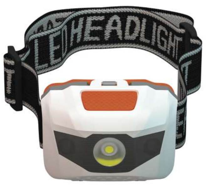 Čelová lampa s hlavným a pozičným svetlom