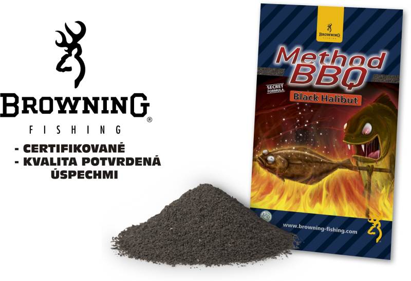 Krmivo Browning BBQ Black Halibut Method Mix 1kg