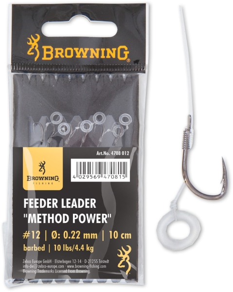 Browning nadväzec Feeder Method Power Pellet Band, 6ks
