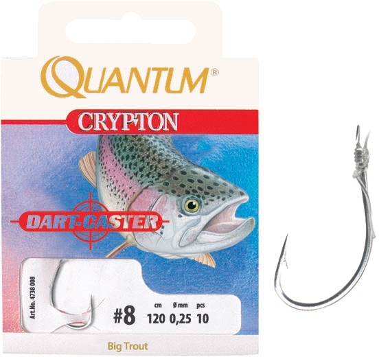 háčik quantum crypton dart caster big trout # 4