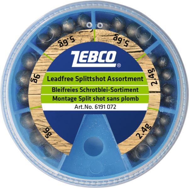 Broky Zebco Leadfree Splittshort Assortment