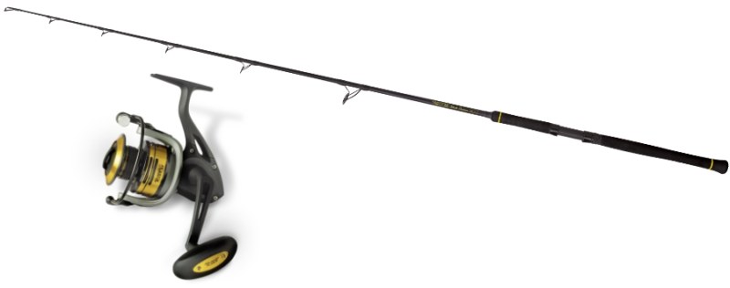 Akciový sumčiarsky set BC, prút vertical 1,8m 240g, navijak PRO FD60