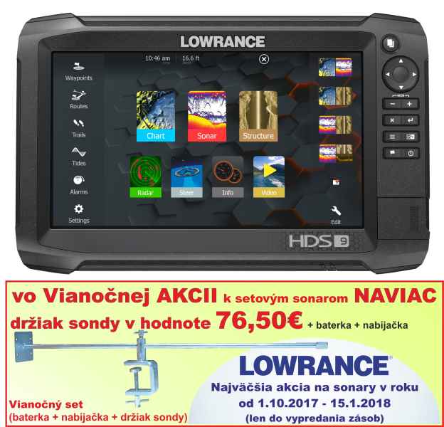Sonar LOWRANCE HDS-9 Carbon