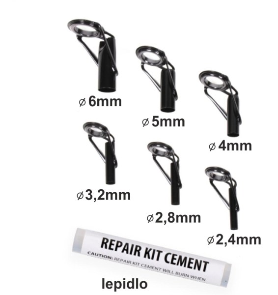 SET náhradných očiek Traxis - 6ks + lepidlo