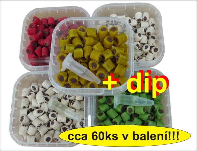 Duo Pipe pelety pr. 10mm, 50g, Ananás-Ryba, f. žltá