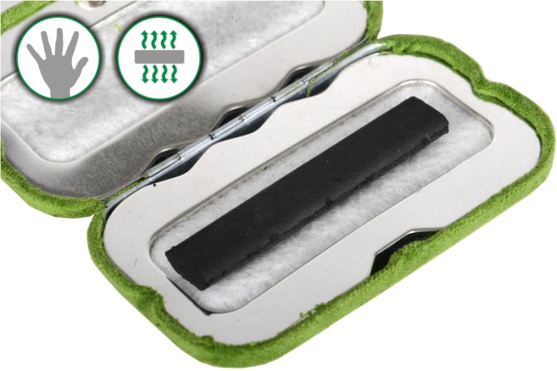 Rybársky ohrievač na ruky na tuhé palivo