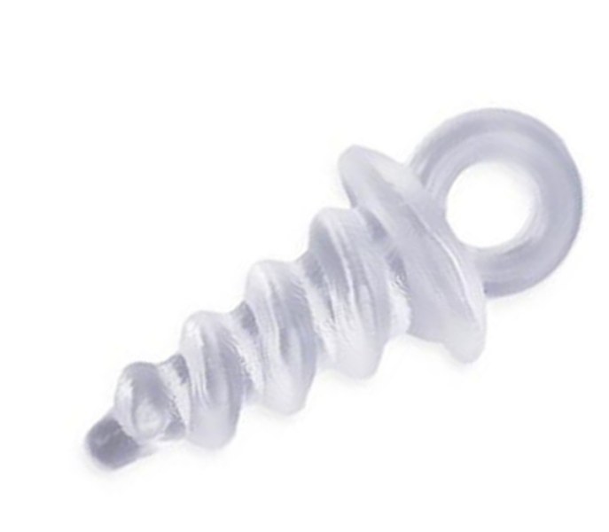 Vrtáčik na nástrahy priehľadný FAITH Bait Screw 10ks