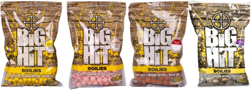 Boilies Big Hit Crafty Catcher 20mm/1kg + pop up