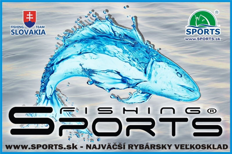 Nálepka Fishing Sports, 10x6,5cm