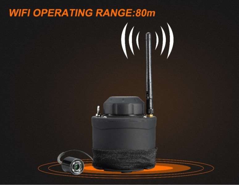 Rybárska podvodná WIFI kamera