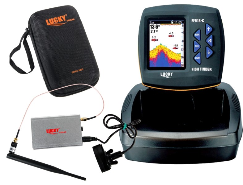 Bezdrôtový rybársky sonar Fish Finder s dosahom 300m