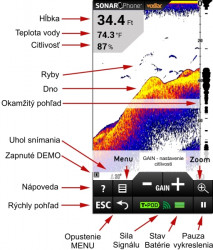 VEXILAR- dvojlov WIFI sonar na lo