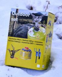 Turistick Akciov SET varia s kresadlom a nplou