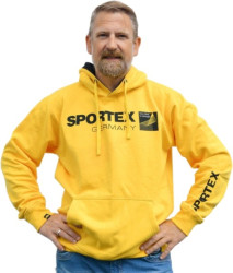 Mikina s kapucňou Sportex Hoodie - žltá