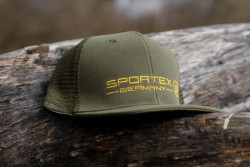 Sportex �iltovka Snap Back so sie�kou a logom olivov�