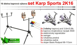 Kaprársky SET: Karp SPORTS 2K16 - 2diel /3,6m /3lb