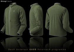 Geoff Anderson bunda fl�sov�- SHINOGI�- zelen�
