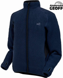 Thermal 3 Geoff Anderson flísová bunda - modrá