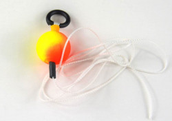 Signaliztor zvesn OK s gumikou, farba lto-erven