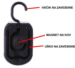 Praktick pogumovan svietidlo v skvleom pevnom obale na vestrann pouitie do prrody na rybaky alebo na domce prce na dvore i v zhrade po tme