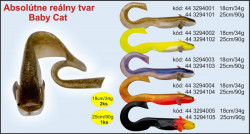 Black Cat twister Baby Cat 25cm/90g/1ks