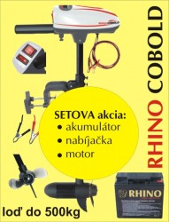 Rhino set Cobold + akumulátor 17Ah/12V + nabíjačka