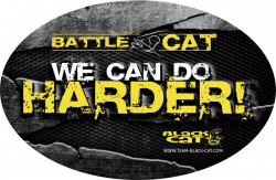 Reklamná nálepka 12x8cm - Battle Cat